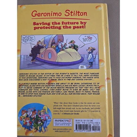 Geronimo Stilton Graphic Novels #16 : Lights, Camera, Stilton! by Geronimo Book - Picture 2 of 5